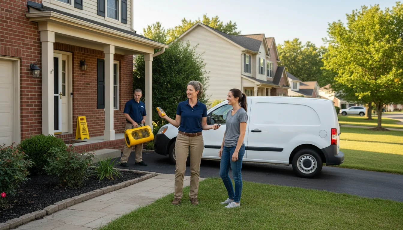 Water restoration image for Dehumidification And Cleanup Services in Petaluma, CA
